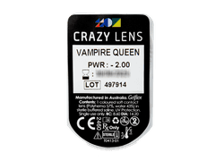 CRAZY LENS - Vampire Queen - giornaliere correttive (2 lenti)