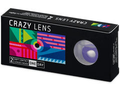 CRAZY LENS - Solid Violet - giornaliere correttive (2 lenti)