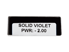 CRAZY LENS - Solid Violet - giornaliere correttive (2 lenti)