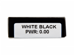 CRAZY LENS - White Black - giornaliere non correttive (2 lenti)