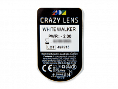 CRAZY LENS - White Walker - giornaliere correttive (2 lenti)