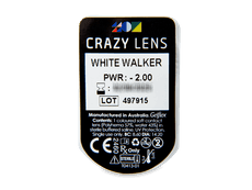 CRAZY LENS - White Walker - giornaliere correttive (2 lenti)
