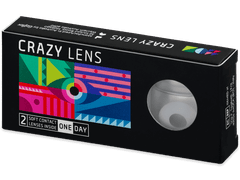 CRAZY LENS - WhiteOut - giornaliere non correttive (2 lenti)