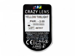 CRAZY LENS - Yellow Twilight - giornaliere correttive (2 lenti)