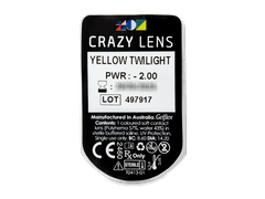 CRAZY LENS - Yellow Twilight - giornaliere correttive (2 lenti)