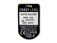 CRAZY LENS - White Walker - giornaliere non correttive (2 lenti)