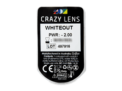 CRAZY LENS - WhiteOut - giornaliere correttive (2 lenti)