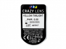 CRAZY LENS - Yellow Twilight - giornaliere non correttive (2 lenti)
