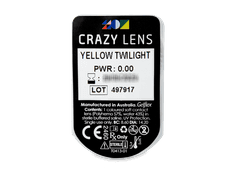 CRAZY LENS - Yellow Twilight - giornaliere non correttive (2 lenti)