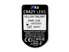 CRAZY LENS - Yellow Twilight - giornaliere non correttive (2 lenti)