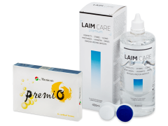 Menicon PremiO (6 lenti) + soluzione Laim-Care 400 ml