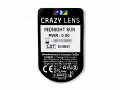 CRAZY LENS - Midnight Sun - giornaliere non correttive (2 lenti)