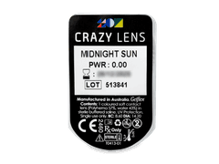 CRAZY LENS - Midnight Sun - giornaliere non correttive (2 lenti)