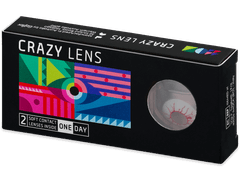 CRAZY LENS - Red Viper - giornaliere non correttive (2 lenti)