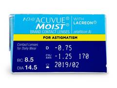 1 Day Acuvue Moist for Astigmatism (180 lenti)