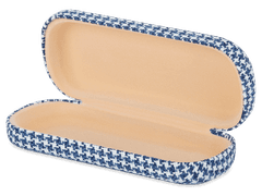 Custodia per occhiali – Rooster bianco e blu 