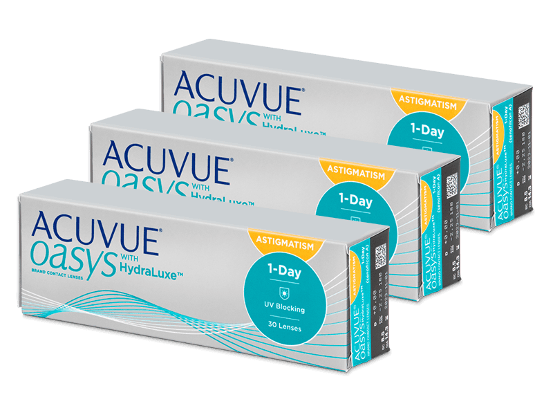 Acuvue Oasys 1-Day with HydraLuxe for Astigmatism (90 lenti)