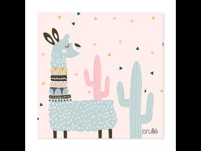Crullé Panno per pulizia occhiali - Desert Lama