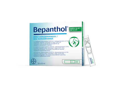 Gocce oculari Bepanthol 20x 0,5 ml