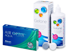 Air Optix Aqua (3 lenti) + soluzione Gelone 360 ml