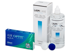 Air Optix Aqua (3 lenti) + soluzione Laim-Care 400 ml