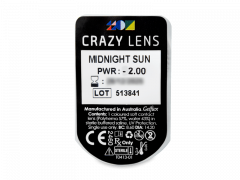 CRAZY LENS - Midnight Sun - giornaliere correttive (2 lenti)