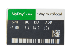 MyDay daily disposable multifocal (30 lenti)