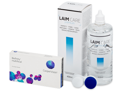 Biofinity Multifocal (6 lenti) + soluzione Laim-Care 400 ml