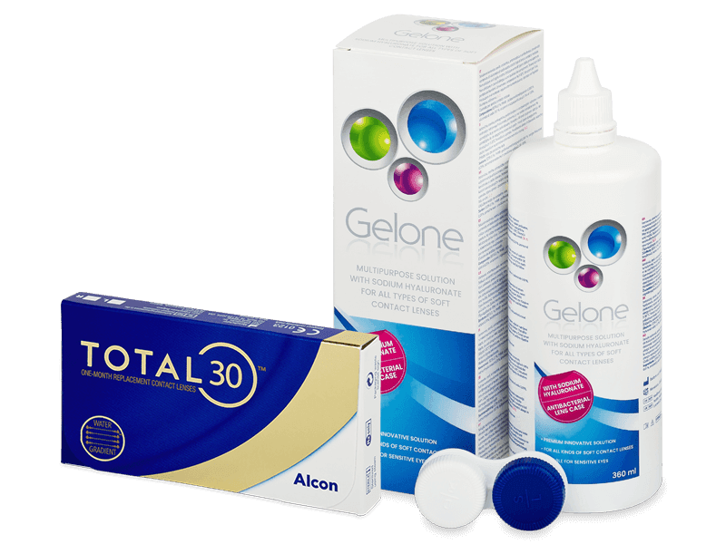 TOTAL30 (6 lenti) + soluzione Gelone 360 ml