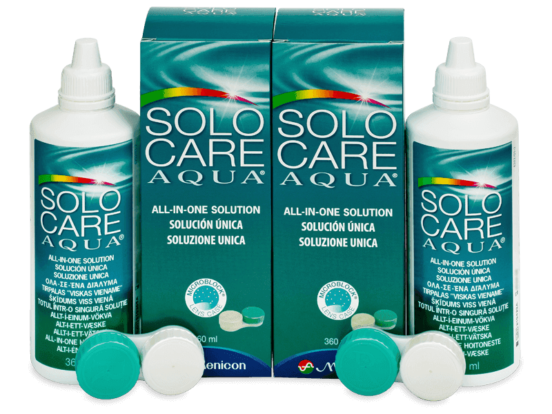 Soluzione SoloCare Aqua 2 x 360 ml 