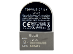 TopVue Daily Color - Blue - giornaliere correttive (2 lenti)