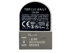 TopVue Daily Color - Blue - giornaliere correttive (2 lenti)