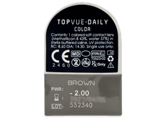 TopVue Daily Color - Brown - giornaliere correttive (2 lenti)