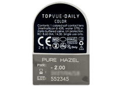 TopVue Daily Color - Pure Hazel - giornaliere correttive (2 lenti)