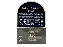 TopVue Daily Color - Violet - giornaliere correttive (2 lenti)
