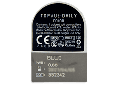 TopVue Daily Color - Blue - giornaliere non correttive (2 lenti)