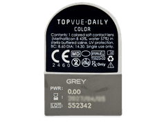 TopVue Daily Color - Grey - giornaliere non correttive (2 lenti)