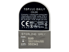 TopVue Daily Color - Sterling Grey - giornaliere non correttive (2 lenti)