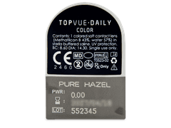 TopVue Daily Color - Pure Hazel - giornaliere non correttive (2 lenti)