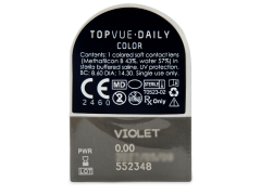 TopVue Daily Color - Violet - giornaliere non correttive (2 lenti)