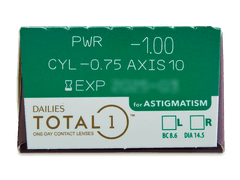 Dailies TOTAL1 for Astigmatism (90 lenti)