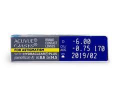 Acuvue Oasys for Astigmatism (6 lenti)