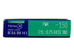 TOTAL30 for Astigmatism (3 lenti)