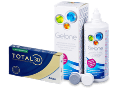 TOTAL30 for Astigmatism (3 lenti) + soluzione Gelone 360 ml