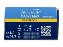 Acuvue Oasys Max 1-Day Multifocal (30 lenti)