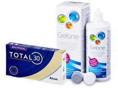 TOTAL30 Multifocal (3 lenti) + soluzione Gelone 360 ml