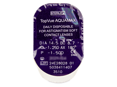 TopVue Daily for Astigmatism (30 lenti)