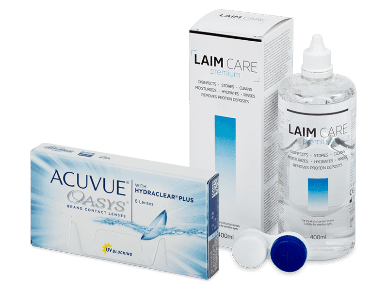 Acuvue Oasys (6 lenti) + soluzione Laim Care 400 ml