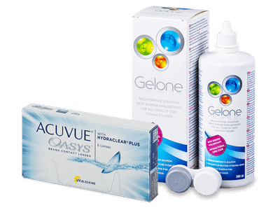 Acuvue Oasys (6 lenti) + soluzione Gelone 360 ml