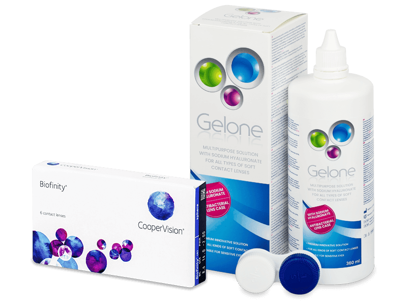 Biofinity (6 lenti) + soluzione Gelone 360 ml